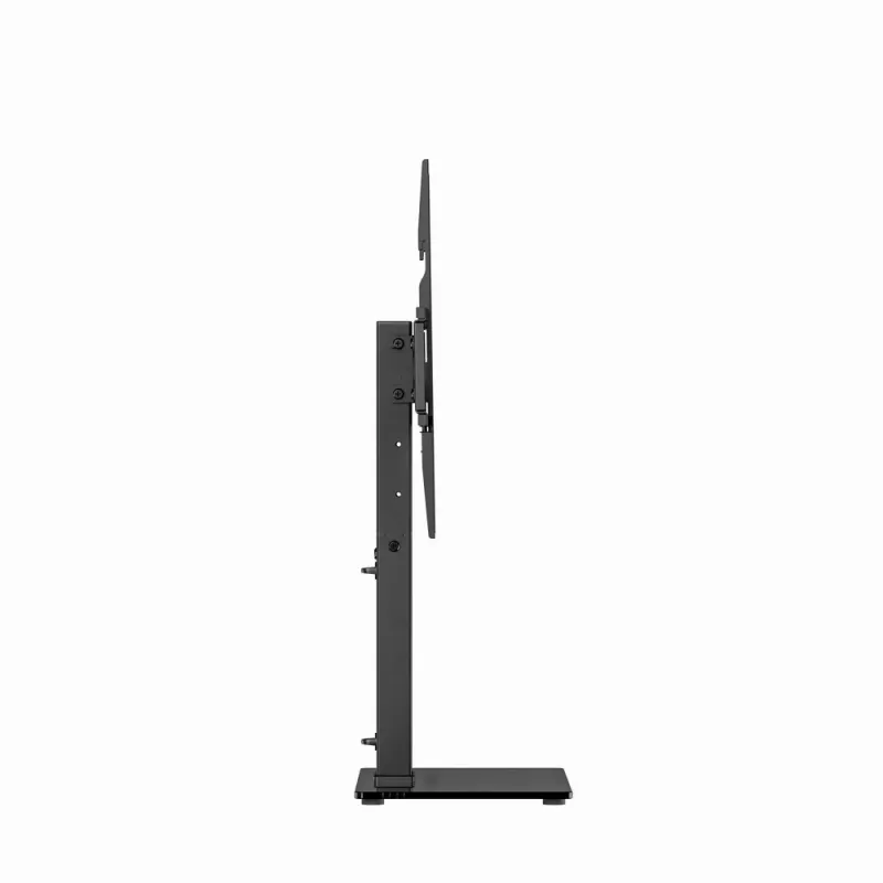 Ant grindų pastatomas televizoriaus stovas GEMBIRD TVS-D65S-01 32–65 colių televizoriams, reguliuojamas aukštis, pakreipimas, VESA iki 400x400, maks. apkrova 40 kg