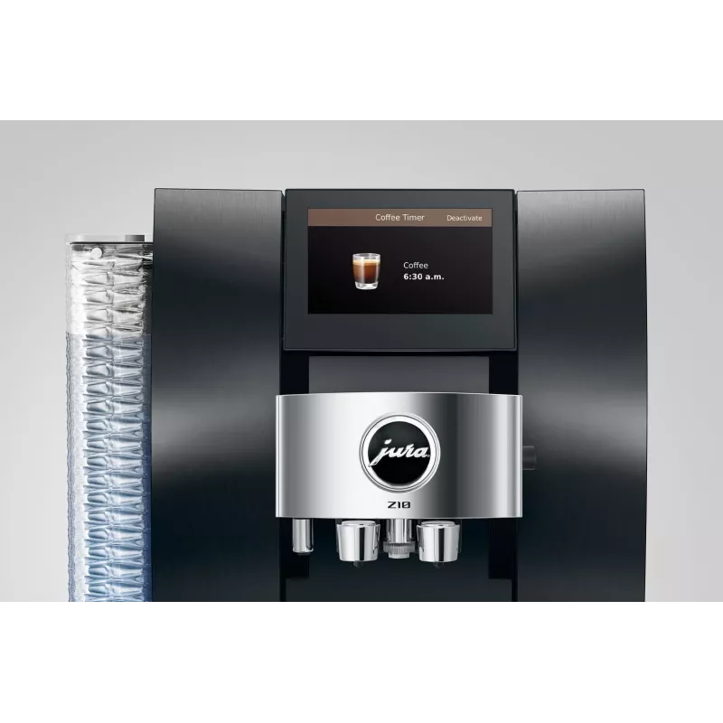 Espreso aparatas JURA Z10 Visiškai automatinis 2,4 L Aliuminis, juoda, 1450 W, 15 bar, 51 gėrimas