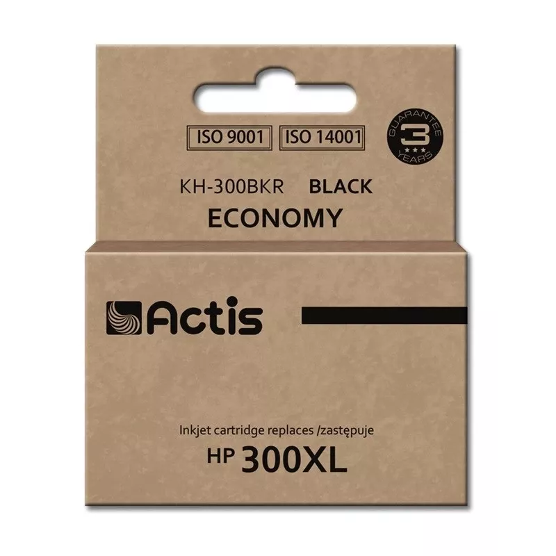 Actis KH-300BKR rašalas (pakaitalas HP 300XL CC641EE; standartinis; 15 ml; juodas)