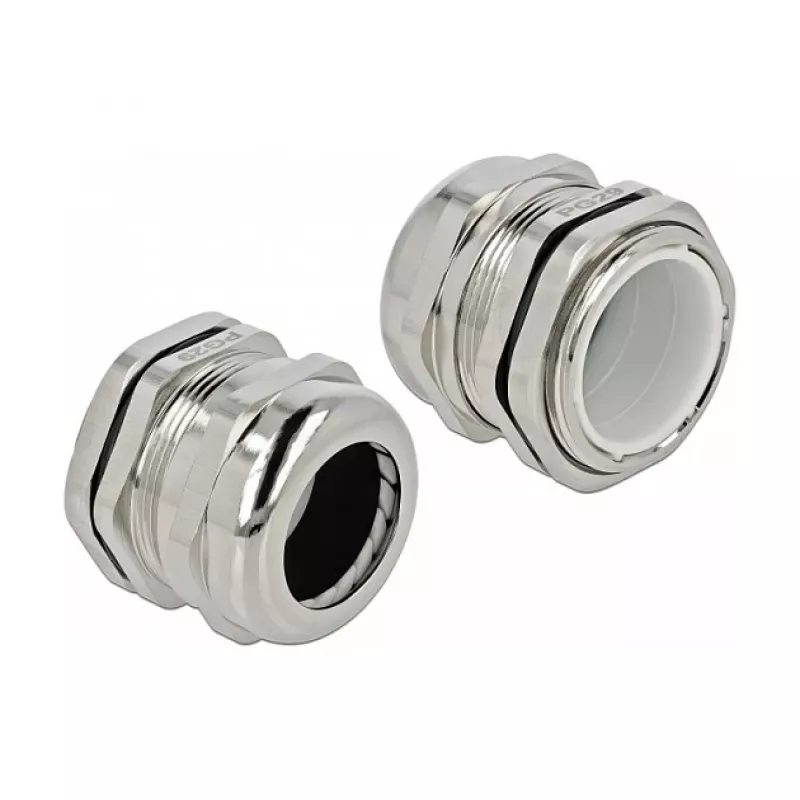 Kabelio riebokšlis DeLOCK 60283 sidabrinis žalvaris