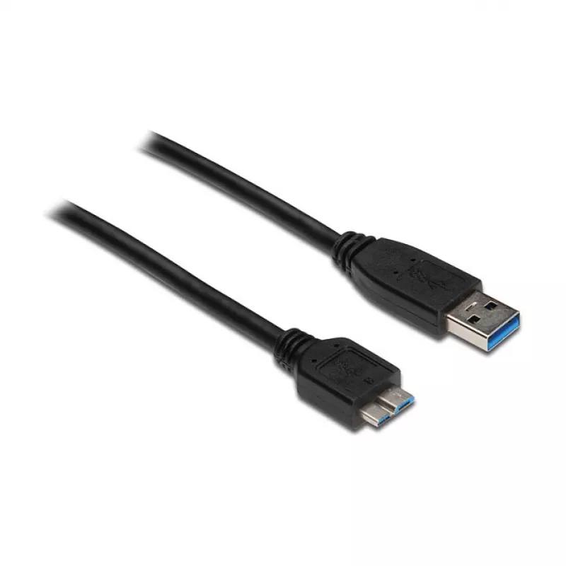 Jungiamasis kabelis USB 3.0 kištukas A į kištuką Micro B, juodas, 3 m, Good Connections® (2710-MB03)