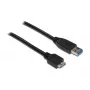 Jungiamasis kabelis USB 3.0 kištukas A į kištuką Micro B, juodas, 3 m, Good Connections® (2710-MB03)
