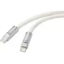 Renkforce USB-C® laidas USB 2.0 USB-C® kištukas, USB-C® kištukas 0,50 m Baltas RF-6056874 (RF-6056874)