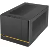 SilverStone SUGO SG14B - Bokštas - Mini-DTX - be maitinimo šaltinio (ATX / PS/2) - Juoda - USB/Audio (SST-SG14B)