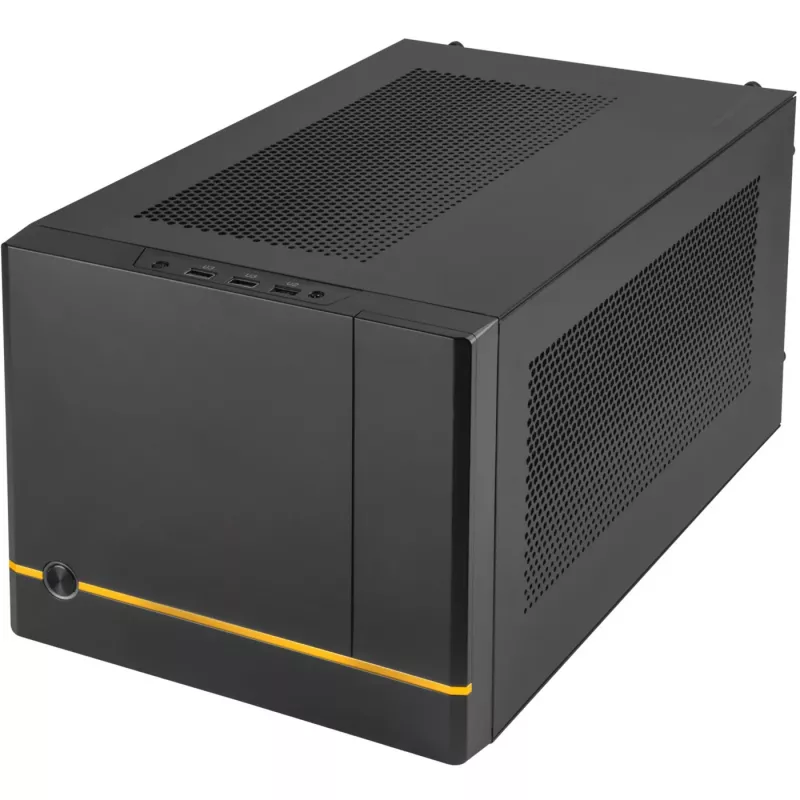 SilverStone SUGO SG14B - Bokštas - Mini-DTX - be maitinimo šaltinio (ATX / PS/2) - Juoda - USB/Audio (SST-SG14B)