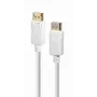 DisplayPort laidas Gembird CC-DP2-6-W — DisplayPort į DisplayPort, 1,8 m, baltas
