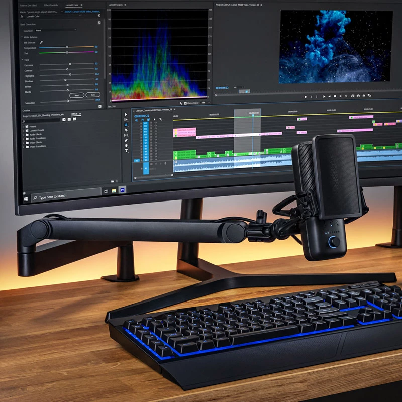 Transliacijos mikrofono stovas Elgato Wave Mic Arm LP Stalo tvirtinimas Juodas 1,69 kg