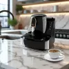 Okka Elite, moka kavos virimo aparatas juoda/vario, modelis 2025