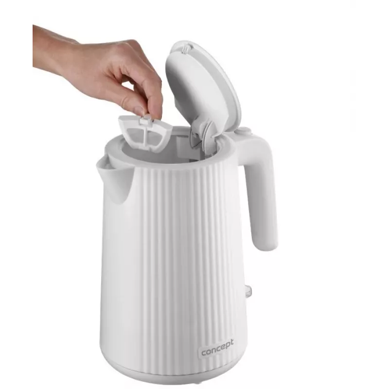 Elektrinis virdulys Concept Solution RK2390, plastikinis korpusas, 1,7 l, baltas