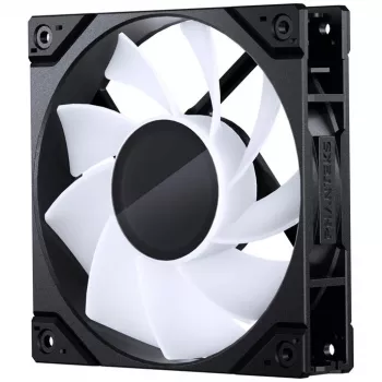 120mm PHANTEKS M25 Gen2 PWM D-RGB korpuso ventiliatorius, juodas, 3 kontaktų