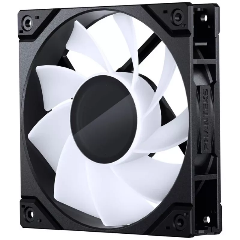 120mm PHANTEKS M25 Gen2 PWM D-RGB korpuso ventiliatorius, juodas, 3 kontaktų