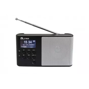 Stalinis DAB+ radijo imtuvas Eltra modelis 5907727028346 sidabrinės spalvos