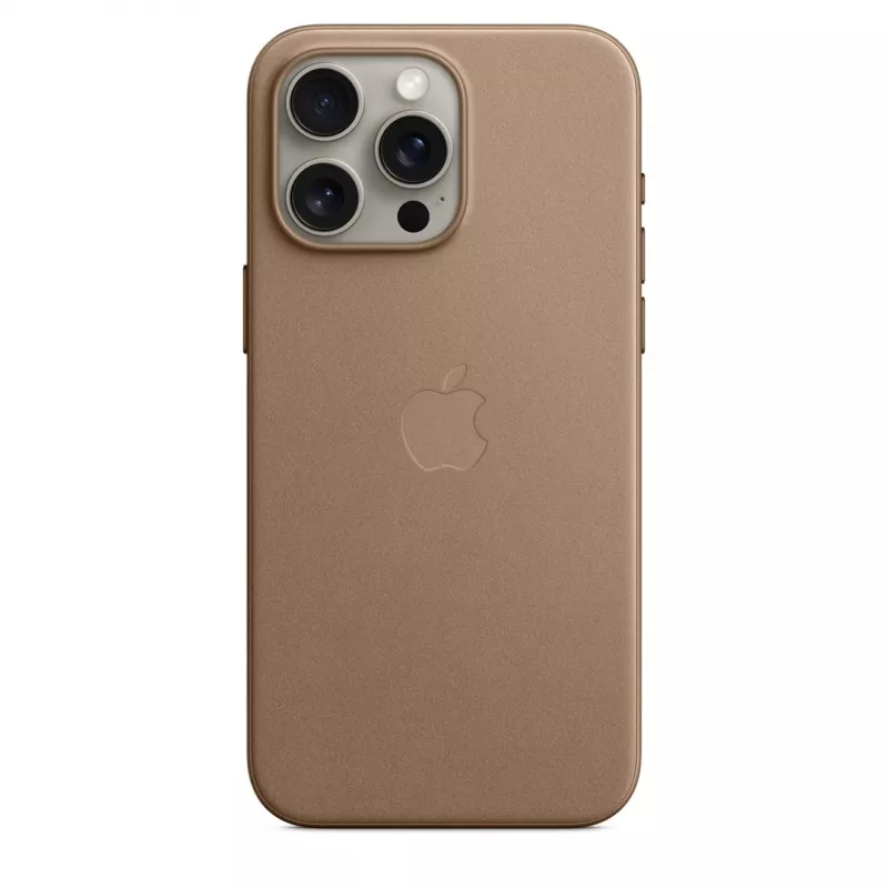 Apple iPhone 15 Pro Max FineWoven dėklas su MagSafe – taupe