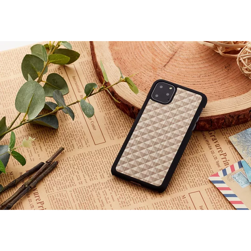 Išmaniojo telefono dėklas man and wood iPhone 11 Pro armor juodas — apsauginis kietas dangtelis, smūgius sugeriantis