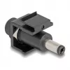 DeLOCK Keystone modulis nuolatinės srovės 5,5 x 2,1 mm lizdas į nuolatinės srovės 5,5 x 2,5 mm kištuką, juodas