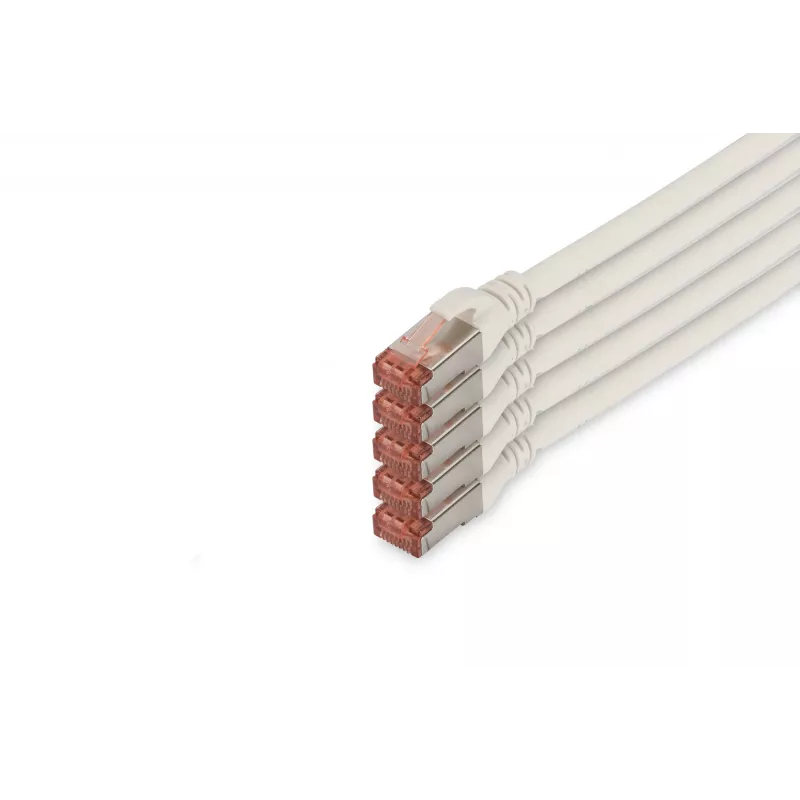 Tinklo kabelis Digitus CAT 6 S/FTP RJ-45 10m baltas