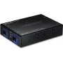 TRENDnet TO Dual SFP FIBER - Keitiklis - Šviesolaidinis (LWL) (TFC-G21SFP)