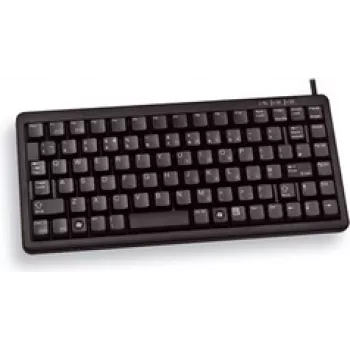 Klaviatūra CHERRY G84-4100 universali USB QWERTY juoda Mini 83 klavišai