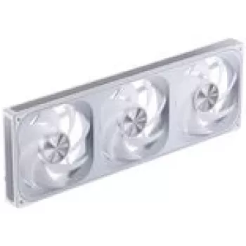 Korpuso ventiliatorių rinkinys Jonsbo ZA-420W — 3×140 mm PWM ARGB, baltas