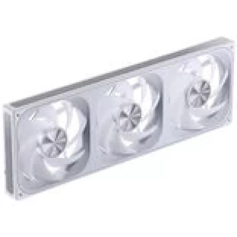 Korpuso ventiliatorių rinkinys Jonsbo ZA-420W — 3×140 mm PWM ARGB, baltas