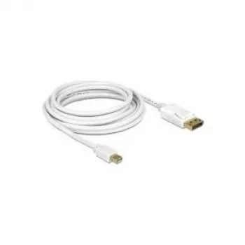 DisplayPort laidas DeLOCK 83481 Mini DisplayPort 1 m Baltas