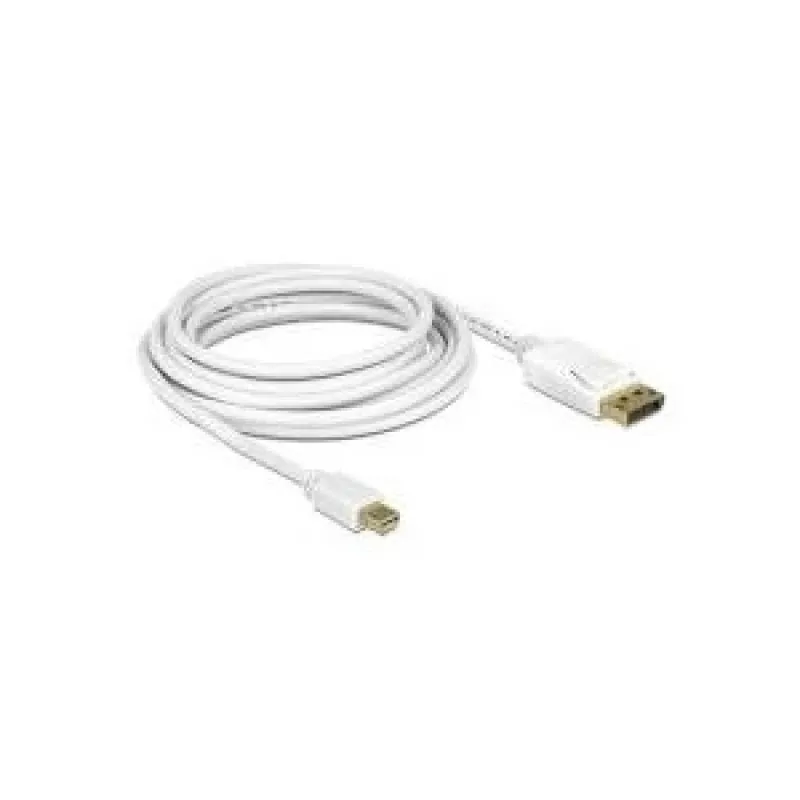 DisplayPort laidas DeLOCK 83481 Mini DisplayPort 1 m Baltas