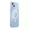„Baseus Crystal“ serijos magnetinis dėklas „iPhone 14 Plus“ ir grūdintas stiklas