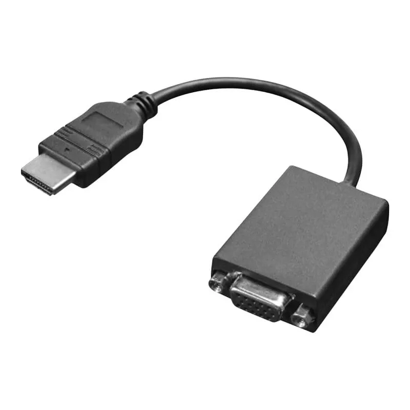 Lenovo HDMI / VGA 0,2 m juodas