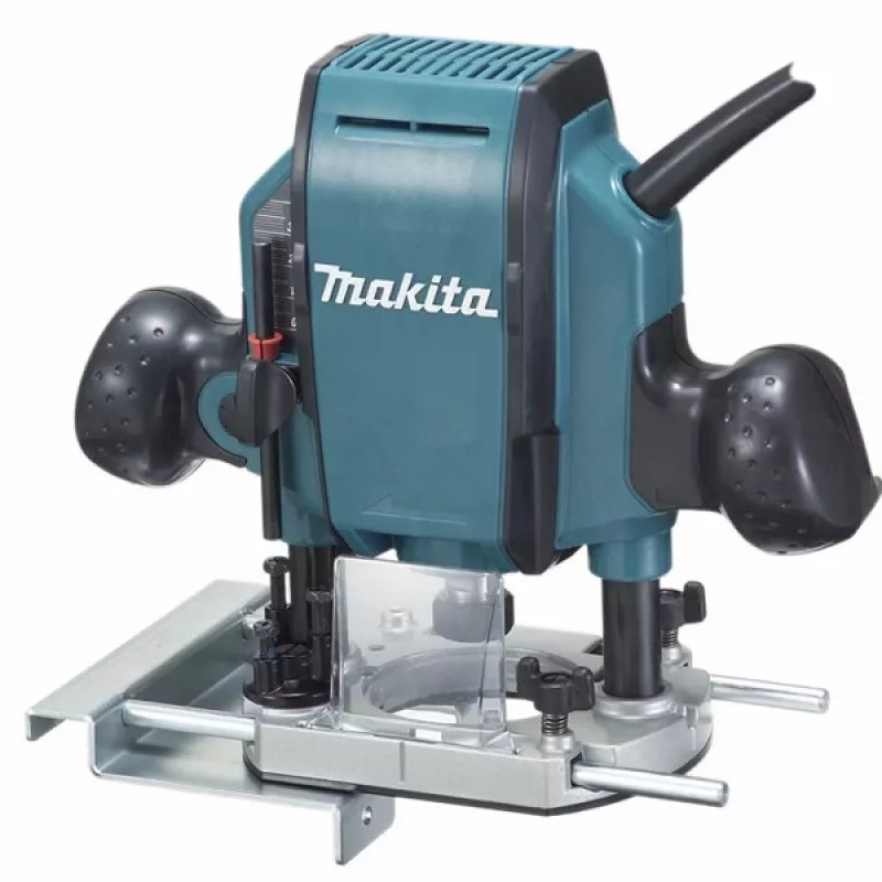 Makita RP0900 freza / apipjaustytuvas Juoda, Mėlyna 900 W