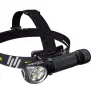 Ant galvos tvirtinamas žibintuvėlis Nitecore HC35 — 4 šviesos diodai, 2700 lm, palaiko 18650/CR123, 138,5 g, juodas