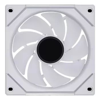 120 mm Lian Li UNI FAN SL-INF belaidis ARGB PWM — baltas, modulinė magnetinė ventiliatorių sistema