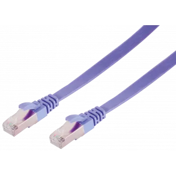 Tinklo kabelis ShiverPeaks BS75512-SLV violetinis 2m Cat7 U/FTP STP