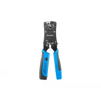 Lanberg NT-0203 kabelių užspaudimo įrankis Užspaudimo įrankis Juoda, Mėlyna