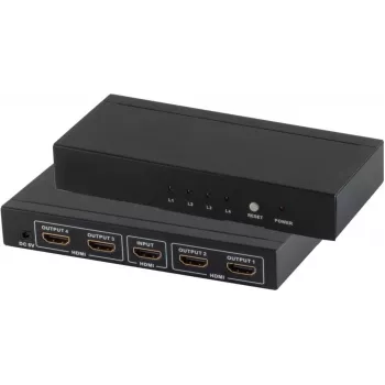 HDMI skirstytuvas ShiverPeaks 05-03004 1xIN 4xOUT 4K2K