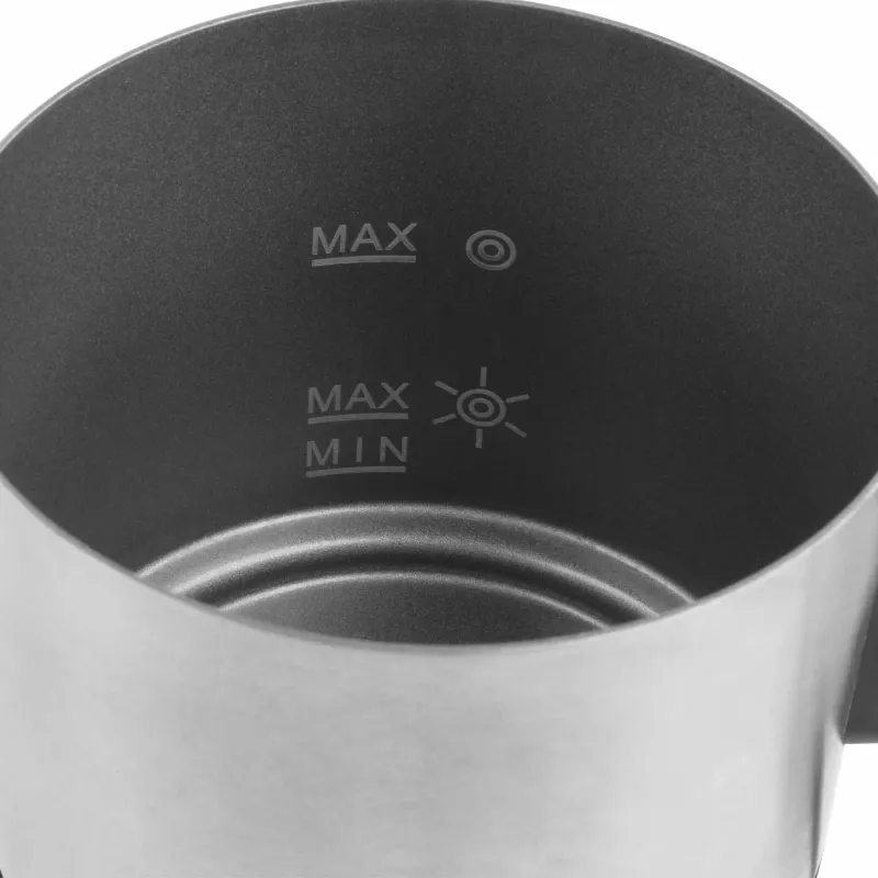 Automatinis pieno putotuvas JATA JECL1900 juodas nerūdijantis plienas 150ml 550W