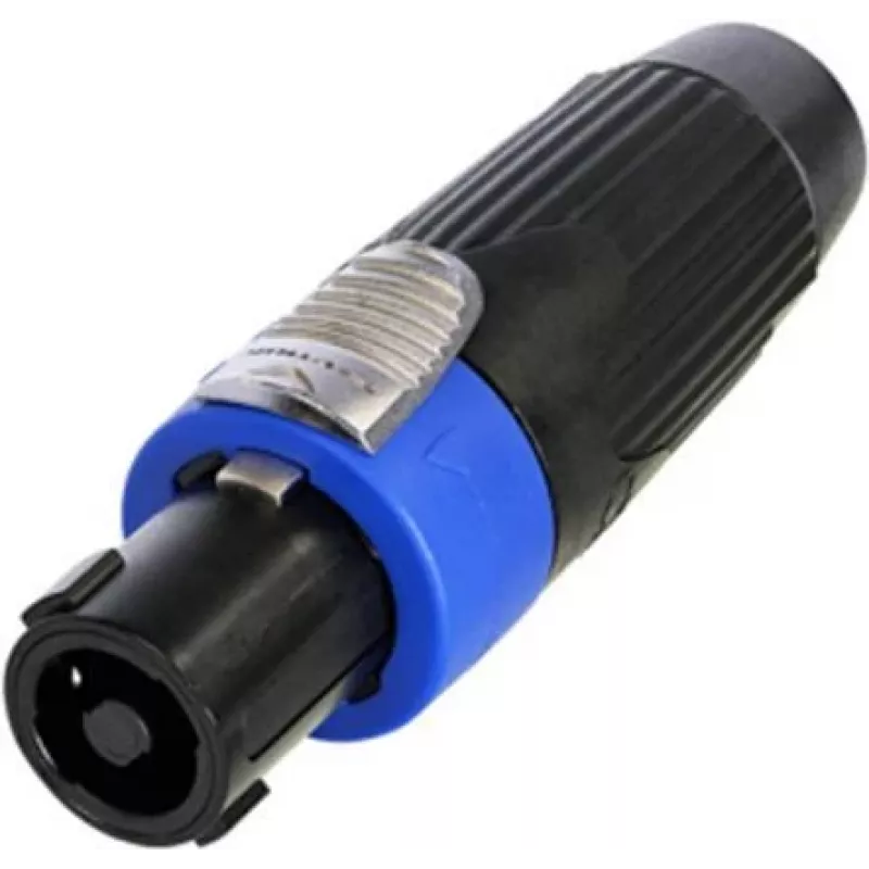 Neutrik Cable Connector, Juoda, 4 Pole (NLT4FXX-BAG)