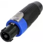 Neutrik Cable Connector, Juoda, 4 Pole (NLT4FXX-BAG)