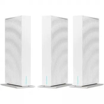 Acer Wave 7 - Wi-Fi sistema - (3 maršrutizatoriai) - Tinklas 1GbE, 2.5GbE, Wi-Fi 7 - Wi-Fi 7 - Daugiajuostė (FF.G2UTA.003)