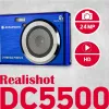 Realishot DC5500 kompaktinis fotoaparatas 24 MP CMOS 5616 x 3744 pikseliai Mėlynas (DC5500BL)