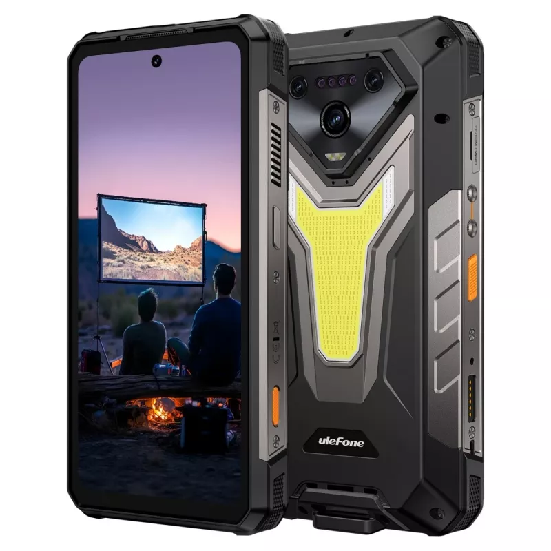 Išmanusis telefonas UleFone Armor 34 Pro (Plus) 16/512GB 5G, tvirtas Android įrenginys, 16GB RAM, 512GB atminties, 5G ryšys