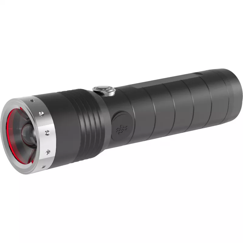 Led Lenser MT14 Hand flashlight Juoda,Sidabrinė