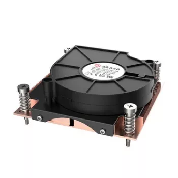 CPU aušintuvas Akasa AK-CC7406BP01, skirtas Intel LGA 1700, varinis šilumos vamzdelių aušintuvas