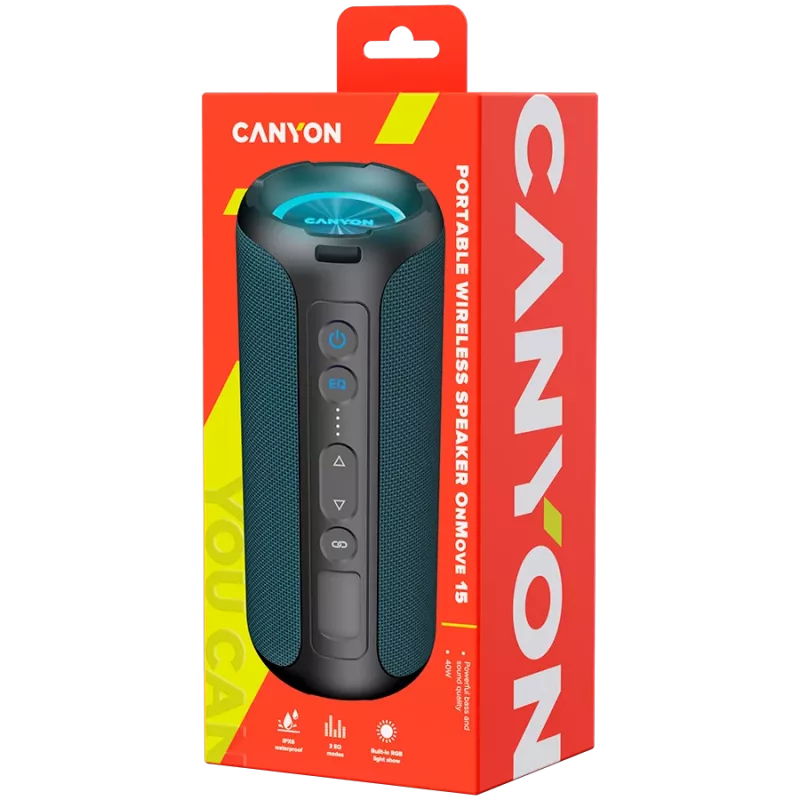 Nešiojama kolonėlė CANYON OnMove 15 tamsiai mėlyna