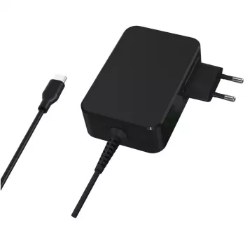 Vidinis įkroviklis LC-Power LC-NB-GAN-90-C nešiojamam kompiuteriui, juodas, AC 220-240V