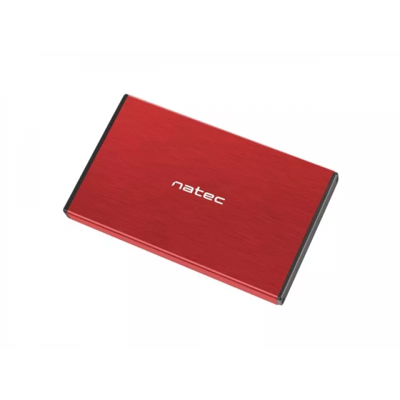 NATEC HDD KORPUSAS RHINO GO (USB 3.0, 2.5, RAUDONAS)
