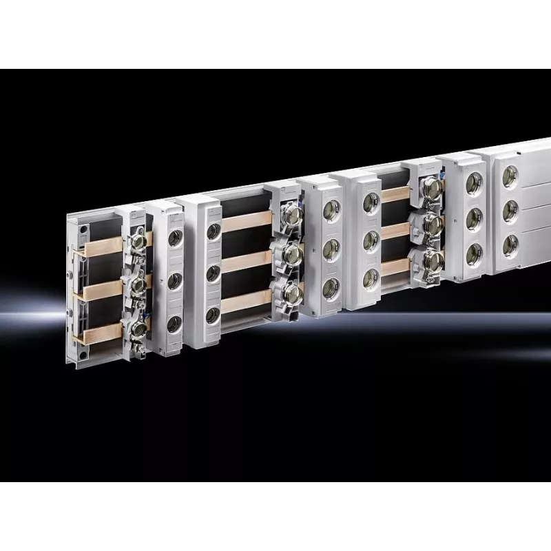 Grandinės pertraukiklio montavimo gnybtas Rittal SV 3427.010 — 500 V, 25 A, 42×209 mm