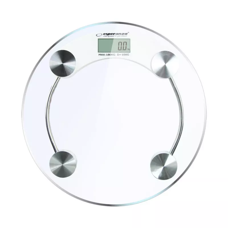 Esperanza EBS007W asmeninės svarstyklės Circle White Elektroninės asmeninės svarstyklės