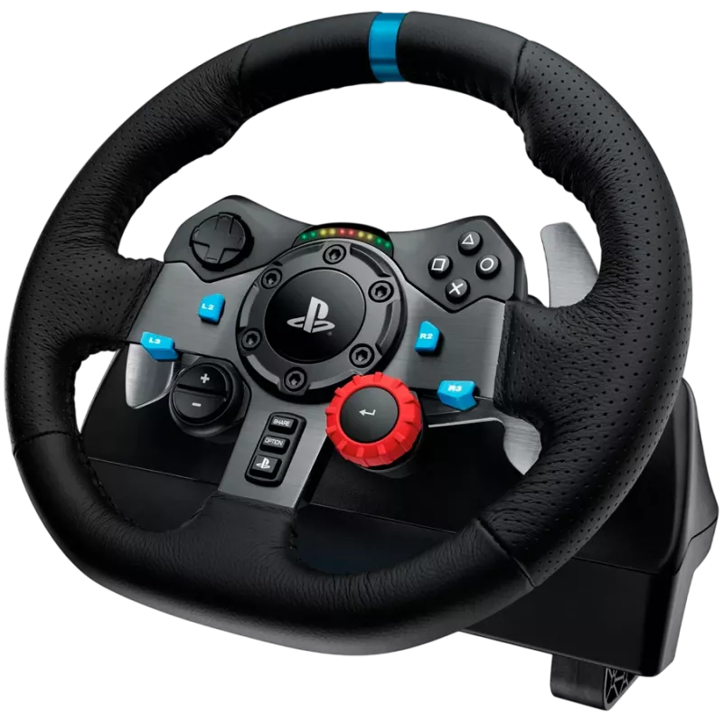 LOGITECH G29 EU + G435 Juoda Gaming Controller Aliuminis Juodas USB Vairas + pedalai + ausinės PC
