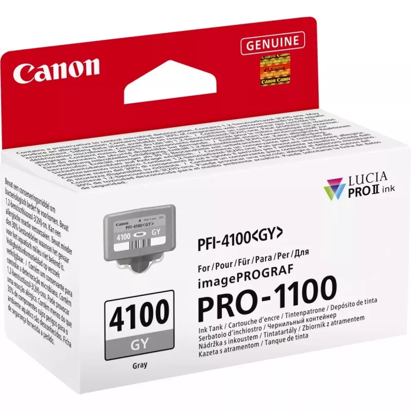 Canon LUCIA PRO II rašalo kasetė 1 vnt. Originali standartinės talpos pilka