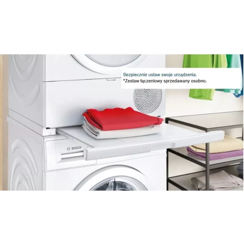 Skalbinių džiovyklė Bosch WTH86200PL 8 kg talpa Šilumos siurblys